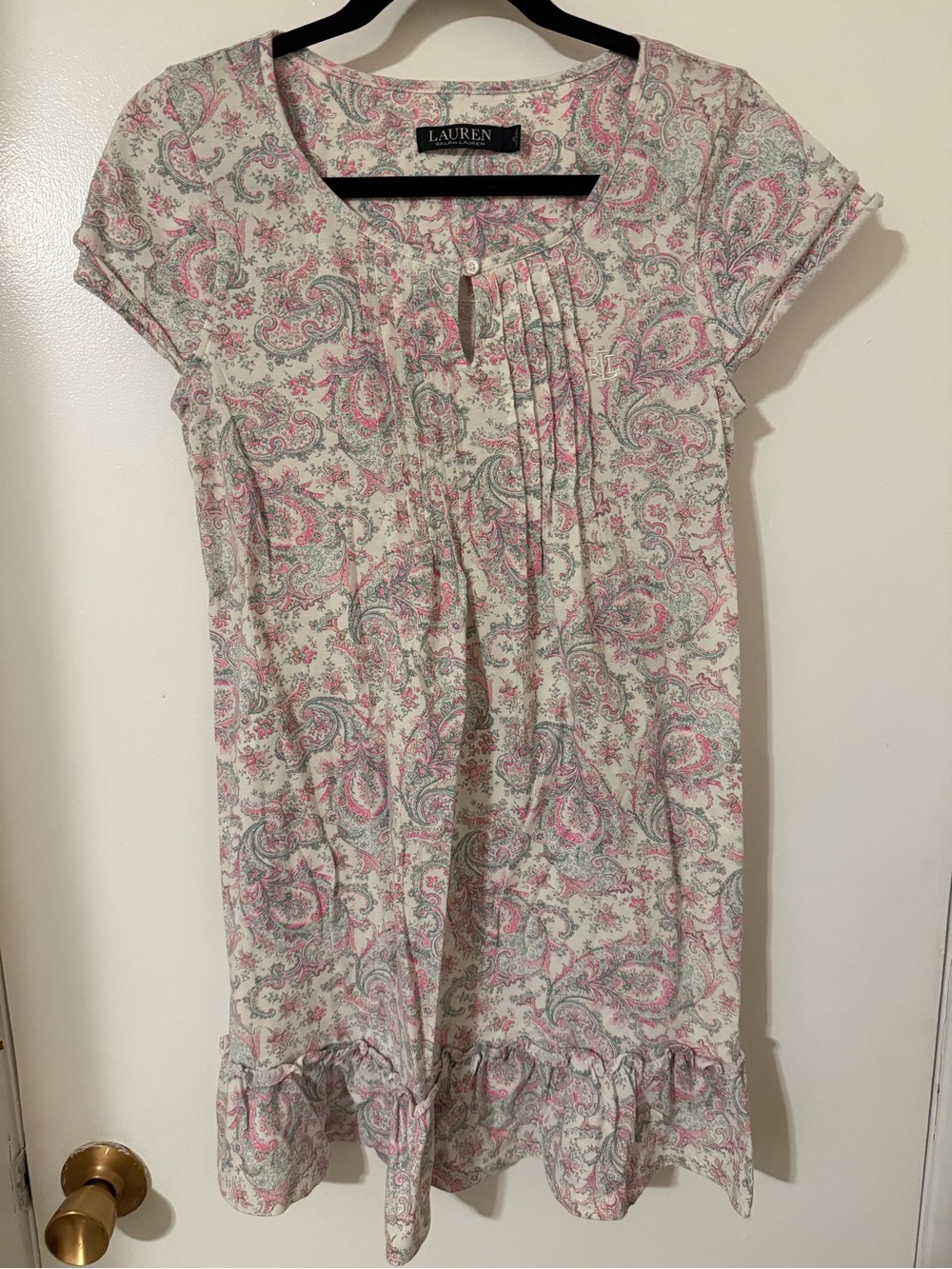 Ralph Lauren Size S Paisley Sleep Dress
